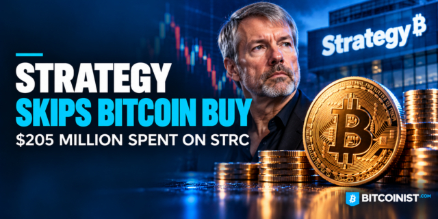 Strategy Halts Bitcoin Purchases, Spends $205 Million Buying Back STRC Shares Instead