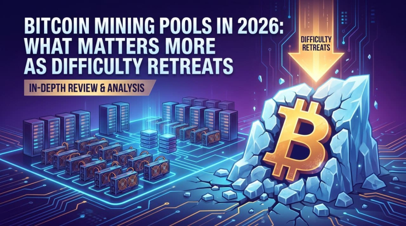 Bitcoin Mining Pools in 2026: What Matters More as Difficulty Retreats?