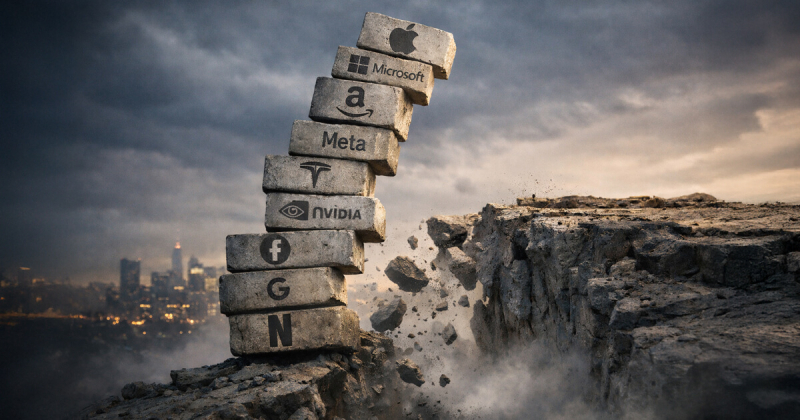 40% of the S&P 500 value sits in just 10 stocks — and Bitcoin could feel the shock next