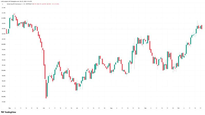 Crypto traders seek shelter in bitcoin as altcoins slide and ETF flows wobble