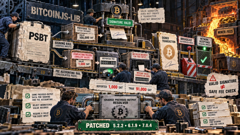 Bitcoin apps risk massive fee drain, and 2 library bugs are blamed