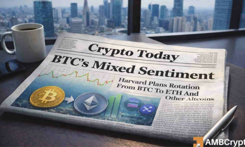 Here’s what happened in crypto today – BTC, Harvard, crypto ETPs & more