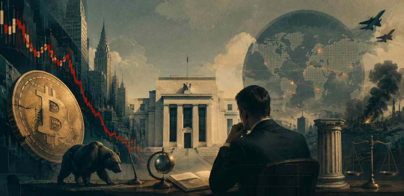 Bitcoin and Stocks Hit Session Lows as Warsh’s First Fed Meeting Pencils In a 2026 Rate Hike