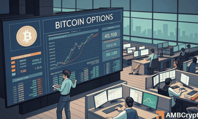Bitcoin options flash warning as traders brace for sharp move