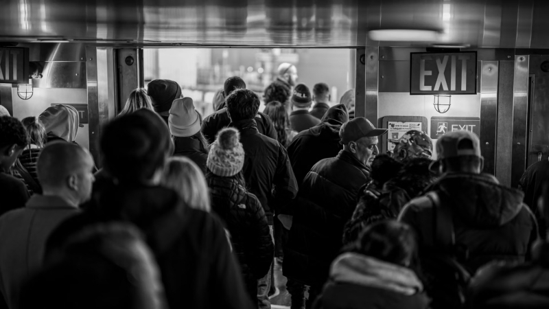 The bitcoin futures market looks like a crowded club with a tiny exit – and it could cause pain