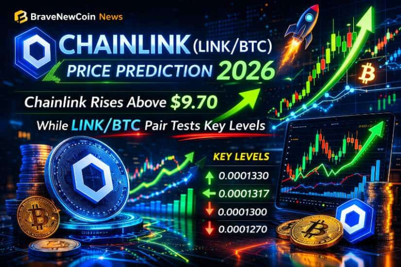 Chainlink Rises Above $9.70 While LaINK BTC Pair Tests Key Levels