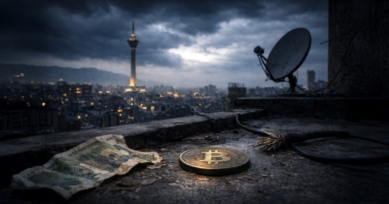 Can Bitcoin help amid internet blackouts after Iran’s currency collapsed 95% overnight?