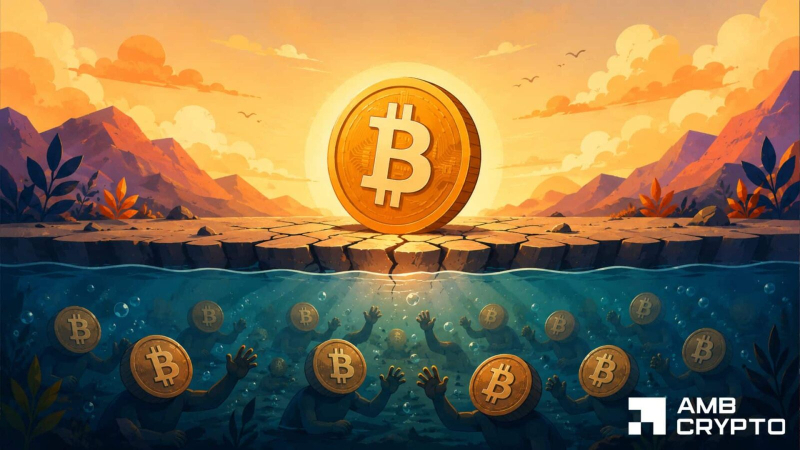 Bitcoin’s underwater supply hits 8.33 mln BTC – Will $73K hold the line?